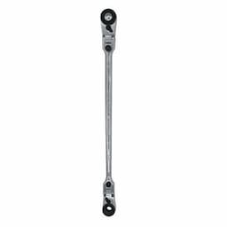 10'' DOUBLE LOCKING FLEX HEAD RATCHET - 1/4'' HEX x 1/4'' SQUARE DRIVE