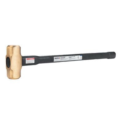 8 LB. BRASS HEAD HAMMER, 30"
