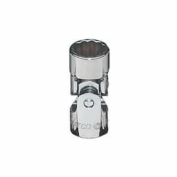 3/8" DRIVE 1/2" SAE 12 POINT UNIVERSAL CHROME SOCKET