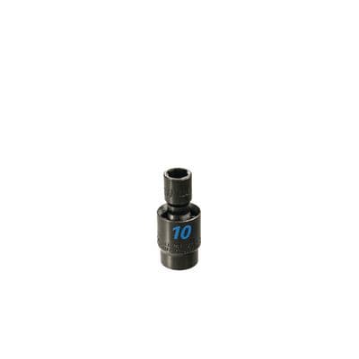 3/8" DRIVE 10MM 6 POINT TORQUE FORCE UNIVERSAL IMPACT SOCKET