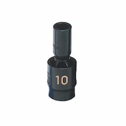 3/8" DRIVE 10MM METRIC 6 POINT MID-LENGTH UNIVERSAL IMPACT SOCKET