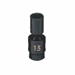 3/8" DRIVE 13MM METRIC 6 POINT MID-LENGTH UNIVERSAL IMPACT SOCKET