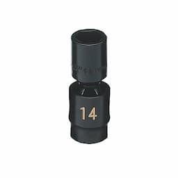 3/8" DRIVE 14MM METRIC 6 POINT MID-LENGTH UNIVERSAL IMPACT SOCKET