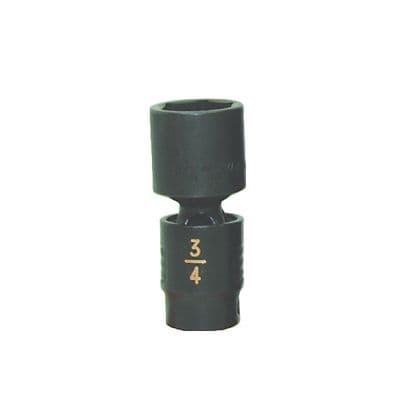 3/8" DRIVE 3/4" SAE 6 POINT MID-LENGTH UNIVERSAL IMPACT SOCKET