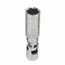 3/8'' DRIVE 5/8" SAE 6 POINT 3-1/2'' LONG SPRING LOADED UNIVERSAL JOINT SPARK PLUG SOCKET