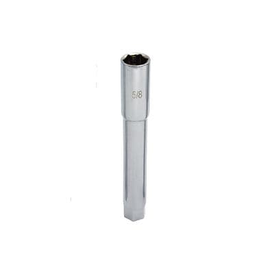 3/8" DRIVE 5/8" SAE 12 POINT 5 7/8" LONG SPARK PLUG SOCKET WITH RETAINING TABS