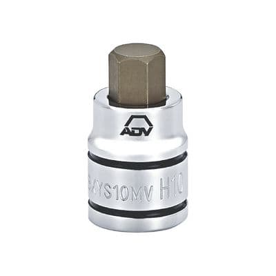 3/8" DRIVE 10MM STUBBY HEX BIT
