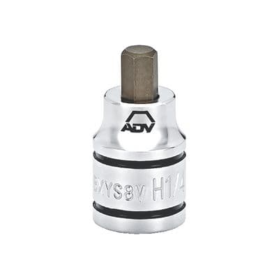3/8" DRIVE 1/4" STUBBY HEX BIT