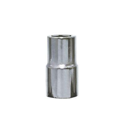 1/2" DRIVE 7/16" SAE 12 POINT CHROME SOCKET