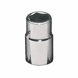 1/2" DRIVE 7/16" SAE 6 POINT CHROME SOCKET