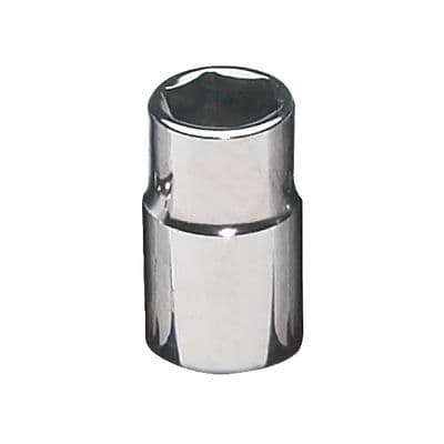 1/2" DRIVE 7/16" SAE 6 POINT CHROME SOCKET