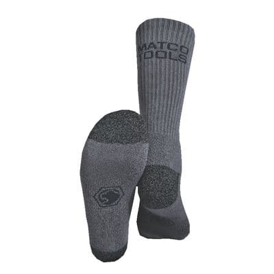 MEN'S REDBACK MATCO CREW SOCKS GRAY/SMOKE GRAY - 6 PAIRS