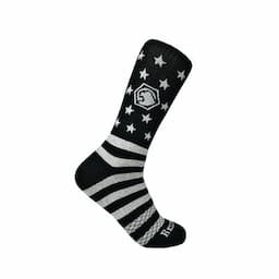 MEN'S REDBACK MATCO USA BLACK/GRAY CREW SOCKS - 6 PAIRS