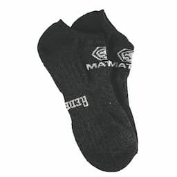 MEN'S REDBACK MATCO BAMBOO NO SHOW SOCKS, BLACK - 6 PAIRS