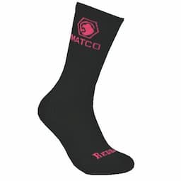 WOMEN'S REDBACK MATCO BAMBOO CREW SOCKS, BLACK - 6 PAIRS