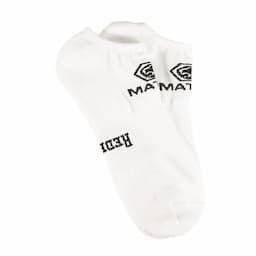 MEN'S REDBACK MATCO BAMBOO NO SHOW SOCKS, WHITE - 6 PAIRS
