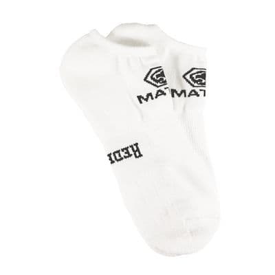 MEN'S REDBACK MATCO BAMBOO NO SHOW SOCKS, WHITE - 6 PAIRS