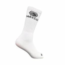 MEN'S REDBACK MATCO BAMBOO CREW SOCKS, WHITE - 6 PAIRS