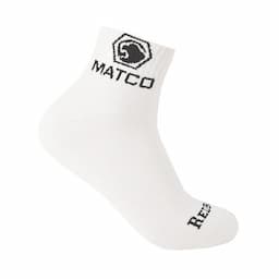 MEN'S REDBACK MATCO BAMBOO QUARTER SOCKS, WHITE - 6 PAIRS
