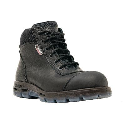 REDBACK BLACK LACE STEEL SCUFF BOOTS SIZE 12