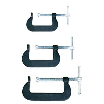 JUNIOR C-CLAMPS, SET OF 3