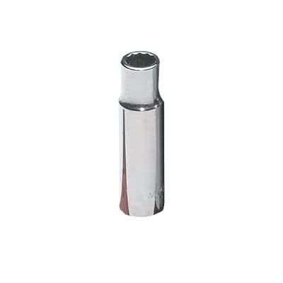 1/2" DRIVE 1/2" SAE 12 POINT DEEP CHROME SOCKET