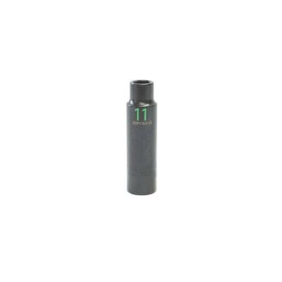1/2" DRIVE 11MM METRIC 6 POINT DEEP IMPACT SOCKET - GREEN