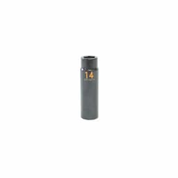 1/2" DRIVE 14MM METRIC 6 POINT DEEP IMPACT SOCKET - ORANGE