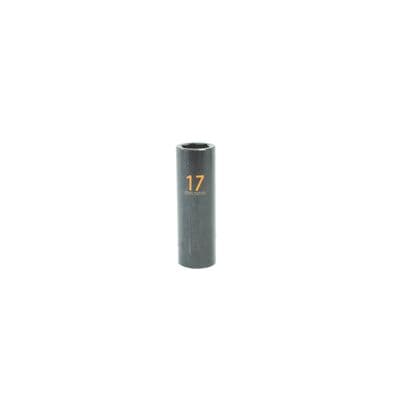 1/2" DRIVE 17MM METRIC 6 POINT DEEP IMPACT SOCKET - ORANGE
