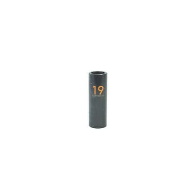 1/2" DRIVE 19MM METRIC 6 POINT DEEP IMPACT SOCKET - ORANGE
