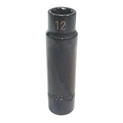 1/2" 12MM METRIC DEEP PRO NON-SLIP IMPACT SOCKET