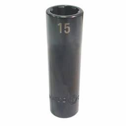 1/2" 15MM METRIC DEEP PRO NON-SLIP IMPACT SOCKET