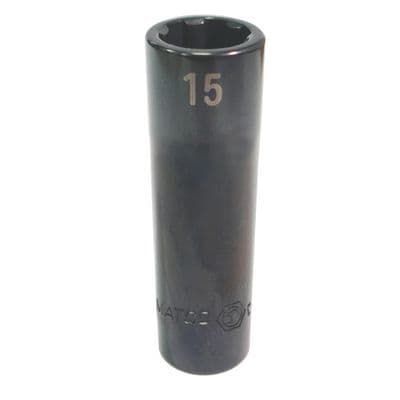 1/2" 15MM METRIC DEEP PRO NON-SLIP IMPACT SOCKET