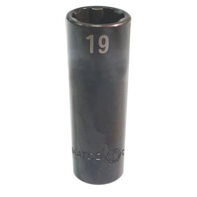 1/2" 19MM METRIC DEEP PRO NON-SLIP IMPACT SOCKET