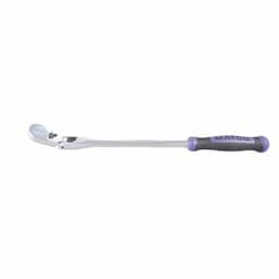 1/2" DRIVE 20-1/4" EIGHTY8 TOOTH LOCKING FLEX RATCHET WITH ERGO HANDLE - PURPLE