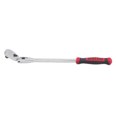 1/2" DRIVE 20-1/4" EIGHTY8 TOOTH LOCKING FLEX RATCHET WITH ERGO HANDLE - RED