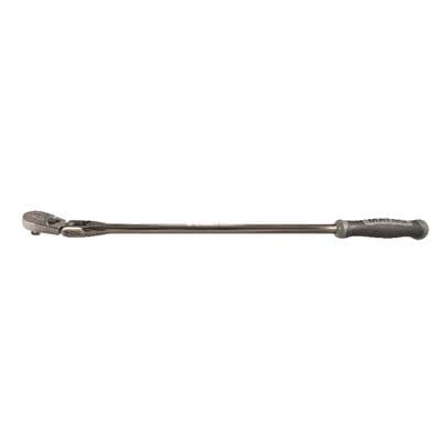 1/2" DRIVE 27-3/8" EIGHTY8 TOOTH BLACK NICKEL LOCKING FLEX RATCHET WITH ERGO HANDLE - SHADOW GRAY