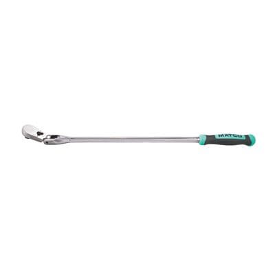 1/2" DRIVE 27-3/8" EIGHTY8 TOOTH BLACK NICKEL LOCKING FLEX RATCHET WITH ERGO HANDLE - TEAL