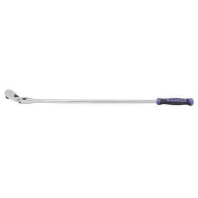 1/2" DRIVE 33-3/8" EIGHTY8 TOOTH LOCKING FLEX RATCHET WITH ERGO HANDLE - PURPLE