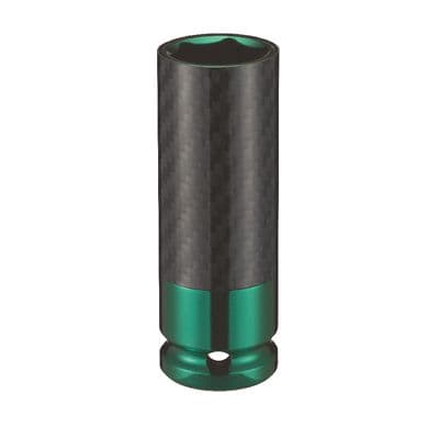 1/2" DRIVE 22MM METRIC 6 POINT THIN WALL SOCKET -GREEN