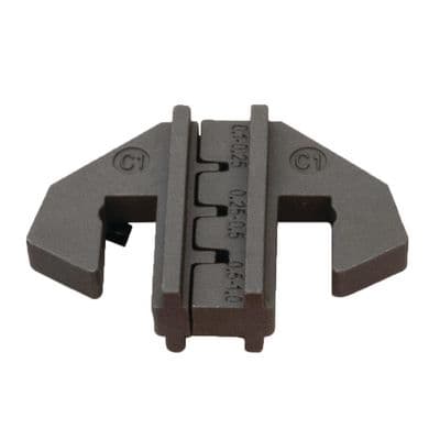 OPEN BARREL TERMINAL DIE