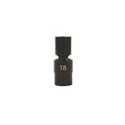 1/2" DRIVE 18MM METRIC 6 POINT UNIVERSAL IMPACT SOCKET