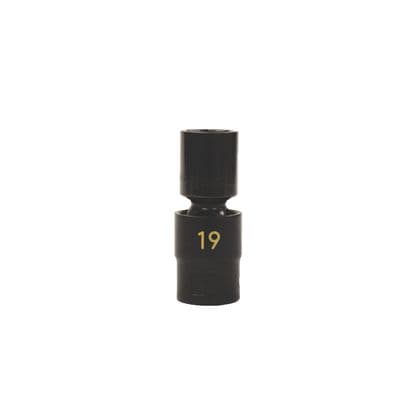 1/2" DRIVE 19MM METRIC 6 POINT UNIVERSAL IMPACT SOCKET