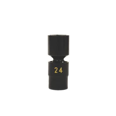 1/2" DRIVE 24MM METRIC 6 POINT UNIVERSAL IMPACT SOCKET