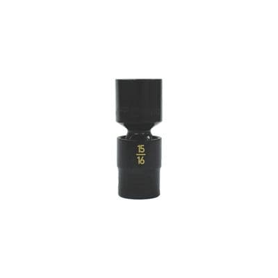 1/2" DRIVE 15/16" SAE 6 POINT UNIVERSAL IMPACT SOCKET