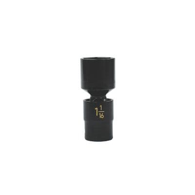 1/2" DRIVE 1-1/16" SAE 6 POINT UNIVERSAL IMPACT SOCKET