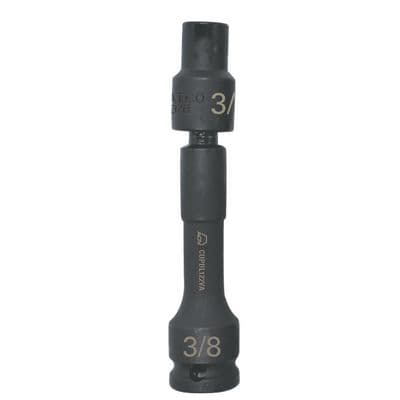 1/2" DRIVE 3/8" 12 POINT PINLESS UNIVERSAL DRIVE LINE IMPACT SOCKET