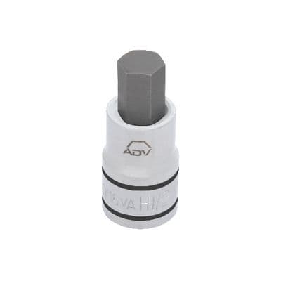 1/2" BIT SOCKET HEX, 1/2"