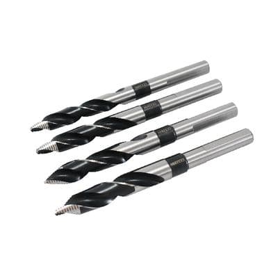 LARGE HYPER-STEP HIGH-SPEED DRILL BIT SET, 4 PIECE
