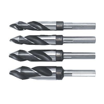 HYPER-STEP HIGH-SPEED EXTRA LARGE DRILL BIT SET, 4 PIECE